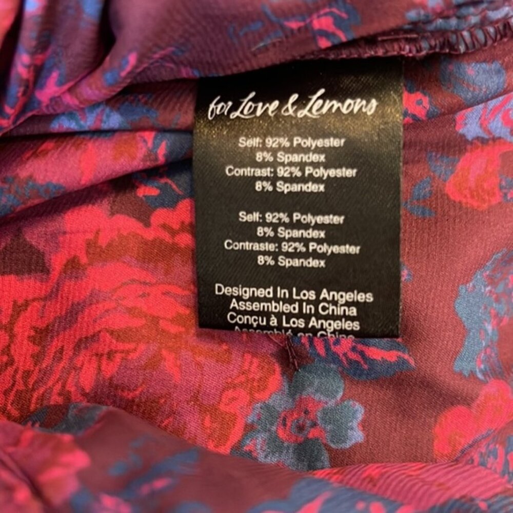 For Love & Lemons Madonna Wrap Dress - Picture 4 of 4